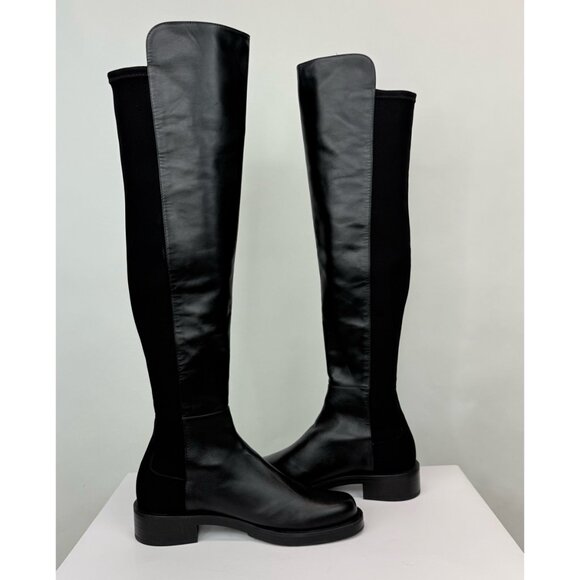 New Stuart Weitzman 5050 Bold Over The Knee Boot Sz 7.5 - Picture 11 of 13